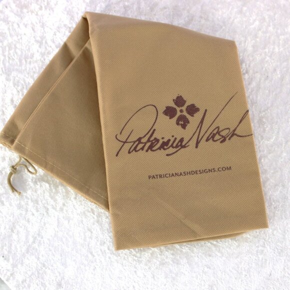 Patricia Nash Old World Map Leather Crossbody Bag with Front Buckle Pocket - Picture 11 of 12